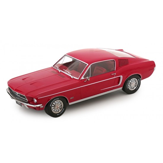 KK Scale 1/18 Ford Mustang GT Fastback 1968, red