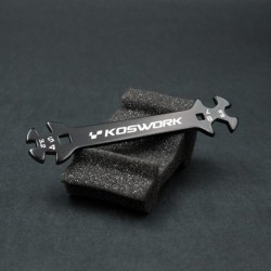 Koswork Turnbuckle Wrench (3.2, 4, 5, 5.5, 7 & 8mm)
