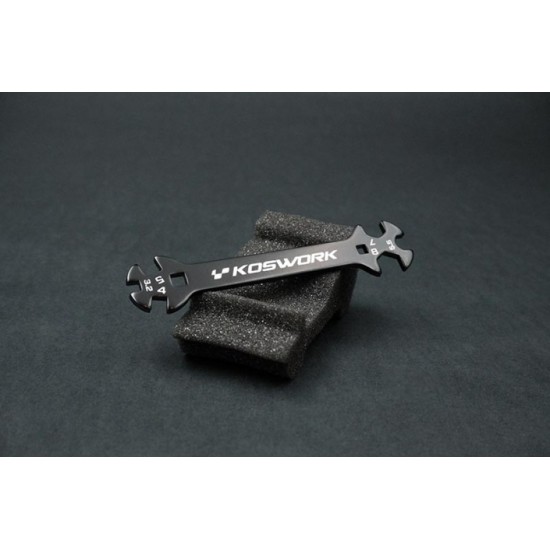 Koswork Turnbuckle Wrench (3.2, 4, 5, 5.5, 7 & 8mm)