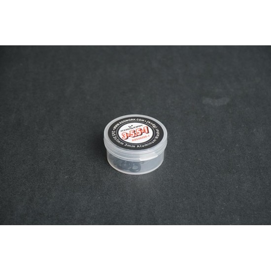 Koswork 3x5.5x1mm 3mm Aluminum Washer (8pcs)