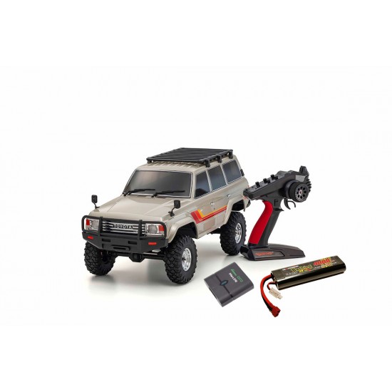 Kyosho 1/10 KC10 Toyota LC60 Readyset + combo (2S 4000mAh baterija + Gens Ace USB polnilec)