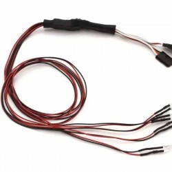 Kyosho LED Light Unit Diam=5/L=400/Clear&Red (4 Bulbs)