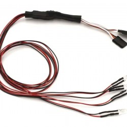 Kyosho LED Light Unit (Diam=5/L=400/Clear/4 Bulbs) Halogen