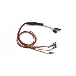 Kyosho LED Light Unit (Diam=5/L=400/Clear/4 Bulbs) Halogen