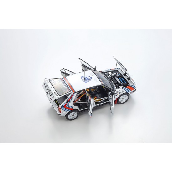 Kyosho Die-Cast 1/18 Lancia Delta HF 4WD 1000 Lakes 1987 Team Lancia Nr.4