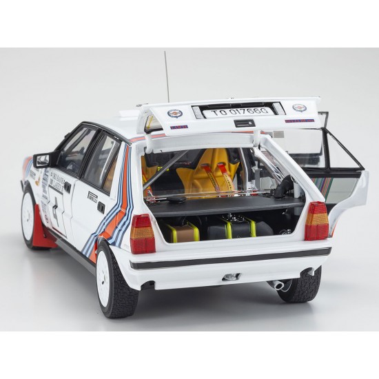 Kyosho Die-Cast 1/18 Lancia Delta HF 4WD 1000 Lakes 1987 Team Lancia Nr.4