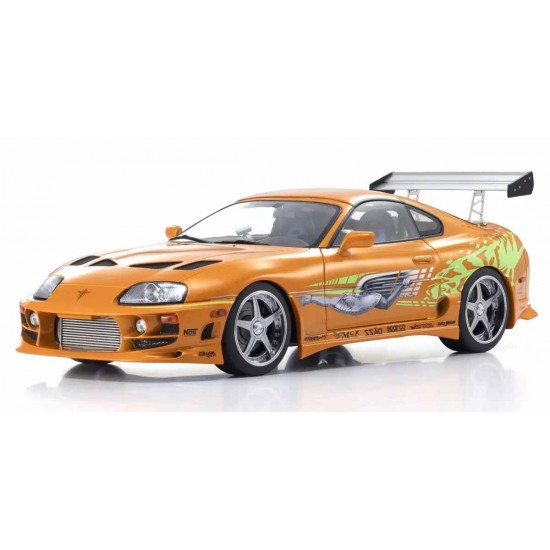 Kyosho 1/18 Toyota Supra Turbo Fast & Furious Orange Pearl