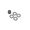 Kyosho Flywheel tapered Collet Inferno