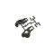 Kyosho FRONT HUB CARRIER SET KYOSHO INFERNO MP9-MP10 (17.5 DEG.)