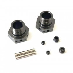 Kyosho Wheel Hub Inferno MP9-MP10 Gun Metal (2) Narrow 