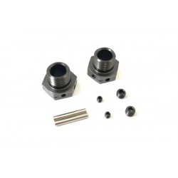 Kyosho Wheel Hub Inferno MP9-MP10 Gun Metal (2) Narrow 