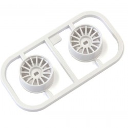 Kyosho Mini-Z Wheels Set White AWD -  Wide 1.0 Offset (2)