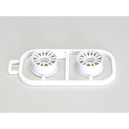 Kyosho Mini-Z Wheels Set White - MR03 - Wide 1.0 Offset (2)