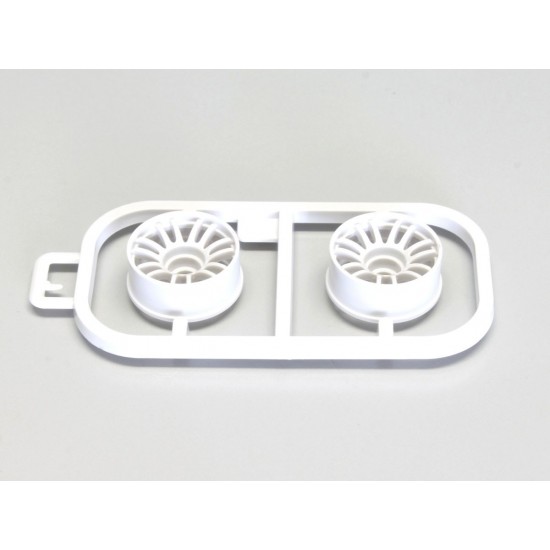 Kyosho Mini-Z Wheels Set White - MR03 - Narrow 2.5 Offset (2)