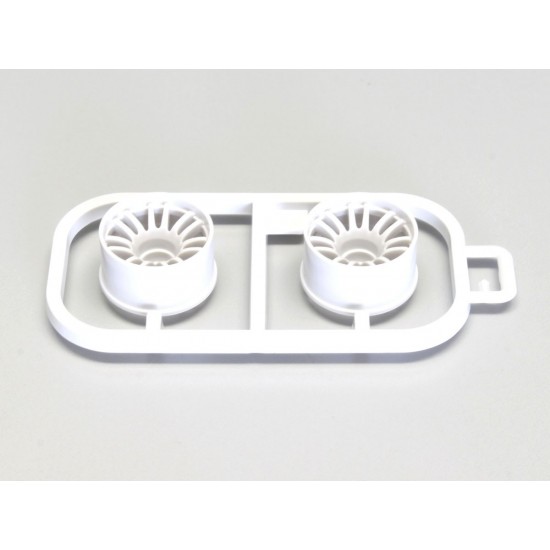 Kyosho Mini-Z Wheels Set White - MR03 - Wide 3.0 Offset (2)