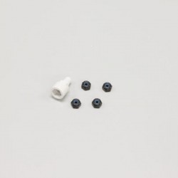 Kyosho Mini-Z Nyloc Alu Nuts Black