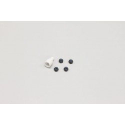Kyosho Mini-Z Nyloc Alu Nuts Black