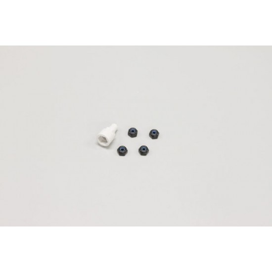 Kyosho Mini-Z Nyloc Alu Nuts Black