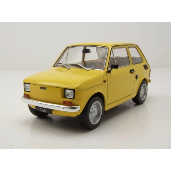 MCG 1/18 Fiat 126 1972 yellow