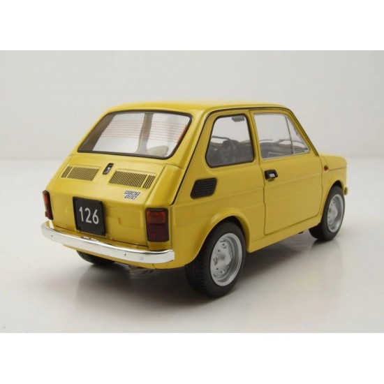 MCG 1/18 Fiat 126 1972 yellow
