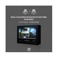 36 - Diorama 1/64 "Initial D movie scene picture frame with lights"