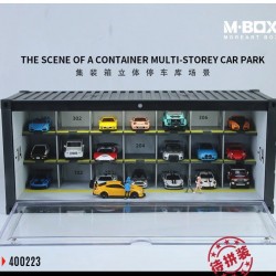 89 - Diorama 1/64 "parking container 05 with lights"