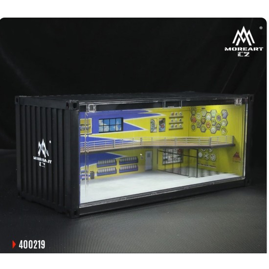 96 - Diorama 1/64 "Container repair shop J with light"