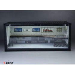 98 - Diorama 1/64 "Container repair shop K with light"