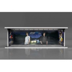 75 - Diorama 1/64 "Initial D with lights"