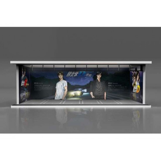 75 - Diorama 1/64 "Initial D with lights"