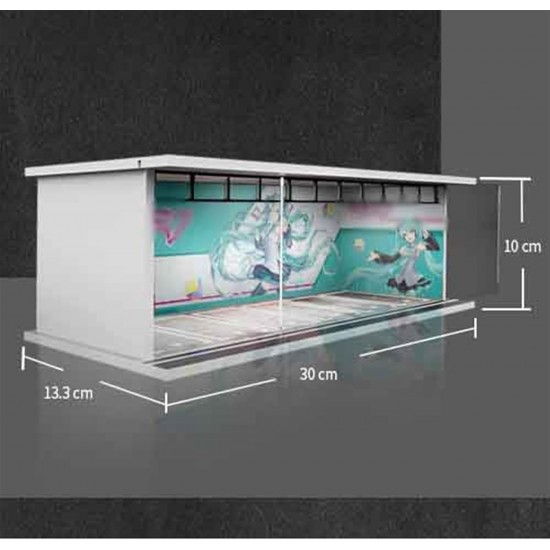 41 - Diorama 1/64 Parking Garage "Hatsune Miku with light"