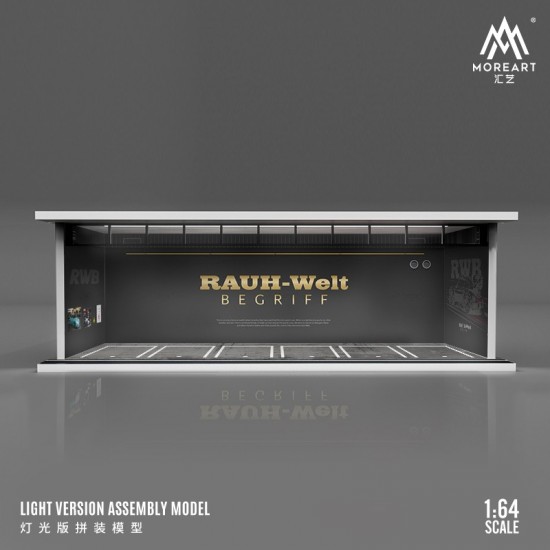59 - Diorama 1/64 Parking Garage "RWB with light"