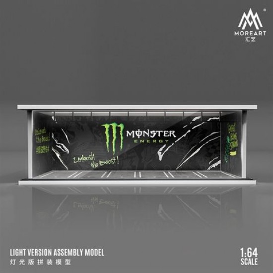 60 - Diorama 1/64 Parking Garage "Monster with light"