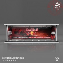 61- Diorama 1/64 Parking Garage "Redbull with lights"