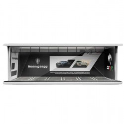 11 - Diorama 1/64 "Koenigsegg parking lot with lights"