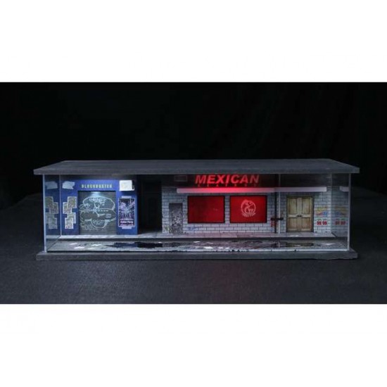 100 - Diorama 1/64 "cyberpunk with light 05"