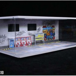 104 - Diorama 1/64 "Graffiti B with light"