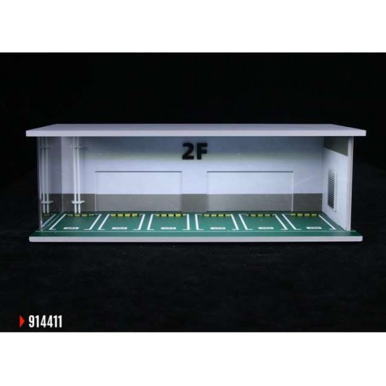 105 - Diorama 1/64 "parking 2F with light"