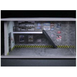 113 - Diorama 1/64 "Workshop B with light"
