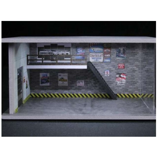 113 - Diorama 1/64 "Workshop B with light"