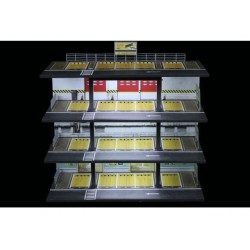 118 - Diorama 1/64 #Garage parking lot scene 4 with light"