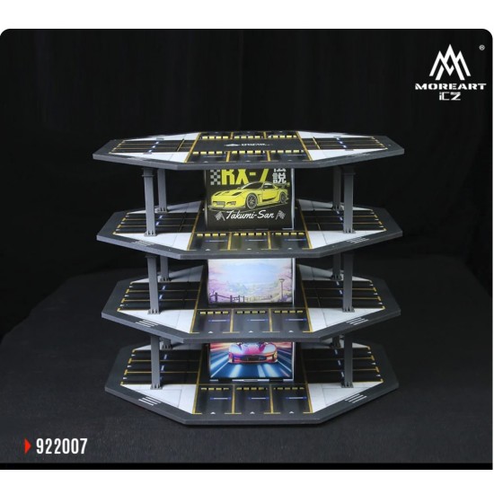 119 - Diorama 1/64 "Parking building 03 with light"