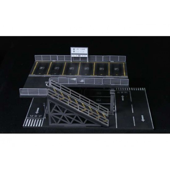 121 - Diorama 1/64 "Parking lot F"