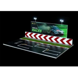 73 - Diorama 1/64 "Rally cross with lights"