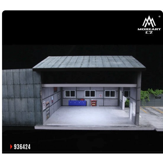 128 - Diorama 1/64 "Factory C with light"