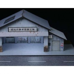 129 - Diorama 1/64 "Moriyama workshop with lights"