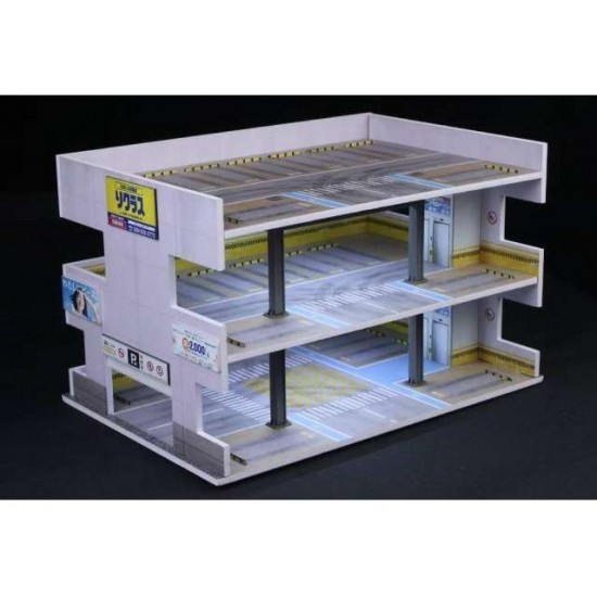 130 - Diorama 1/64 "Japan parking building B with light"