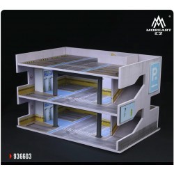 131 - Diorama 1/64 "Japan parking building C with light"