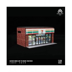 30 - Diorama 1/64 "7-Eleven store scene with lights"