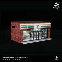 30 - Diorama 1/64 "7-Eleven store scene with lights"